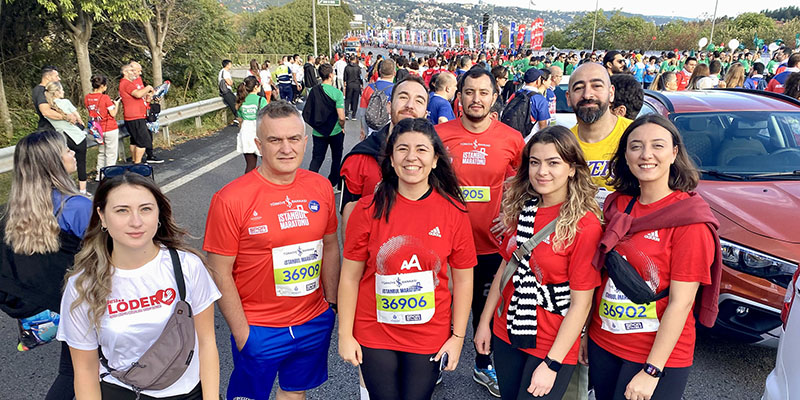 As Ibras, we ran in Marathon Istanbul
